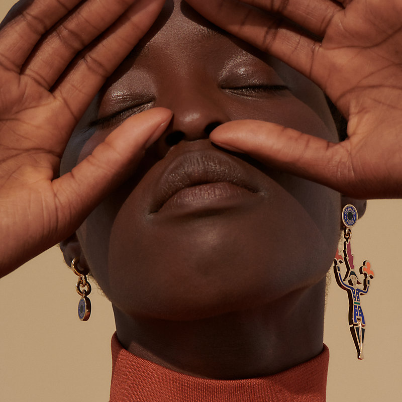 アシンメトリーデザイン◎【Hermes】 Artificierピアス Artificier earrings | Hermès Mainland China